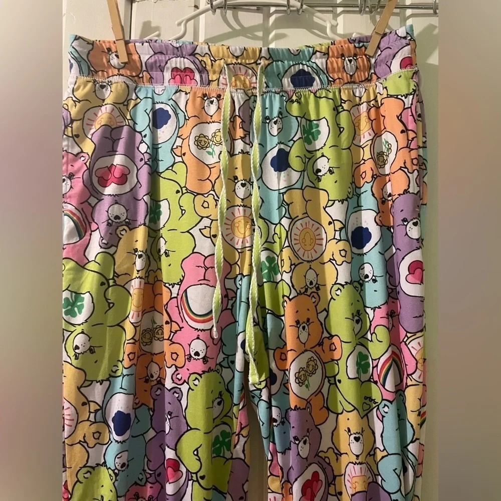 Care Bear sleep pants with pockets-large like new